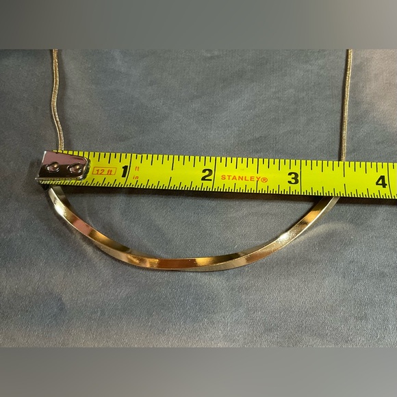 NWT A New Day Gold Tone Necklace With Bar # 1196 - Picture 6 of 8